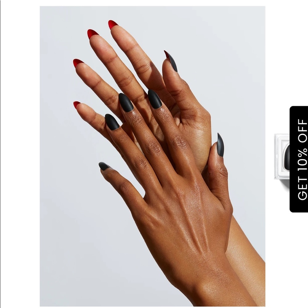 Static Nails Caviar Almond shape